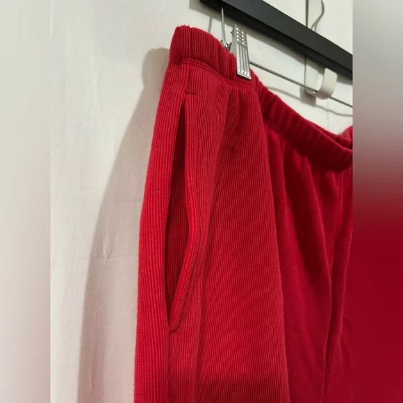 Bechamel - Women’s Vibrant Red Pull-On Pants - Picture 2 of 11